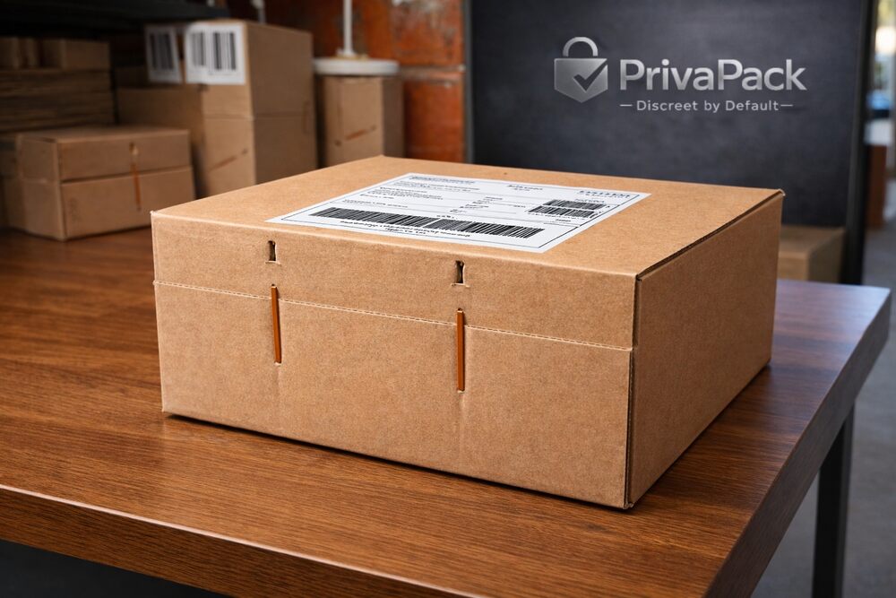 Το κουτί PrivaPack™ είναι ένα σύστημα προστατευμένο με σήμα κατατεθέν που εξασφαλίζει ότι η παραγγελία σας φτάνει άθικτη, χωρίς παραβίαση και σε πλήρη ιδιωτικότητα | Desirel Sex Shop